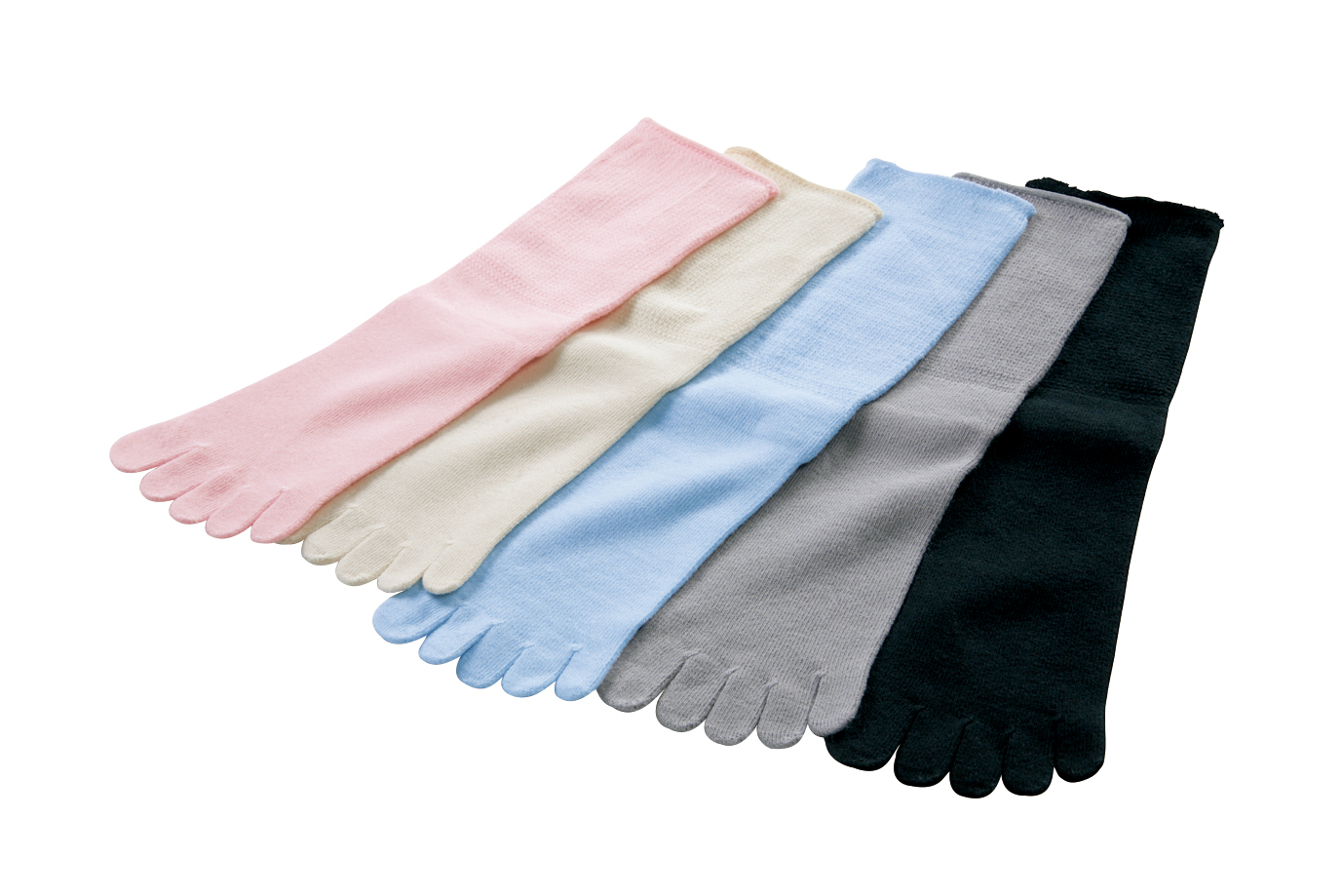 ふんわり５本指ソックス・綿（M/L）